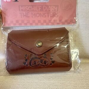 POPMART Labubu Brown Wallet